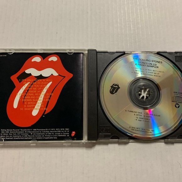 Rolling Stones – Stones On CD A Radio Sampler 1986 US Promo - Picture 3 of 6